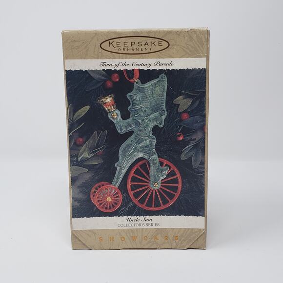 Hallmark 1996 Uncle Sam Showcase Handcrafted Keepsake Holiday Christmas Ornament - Picture 1 of 9